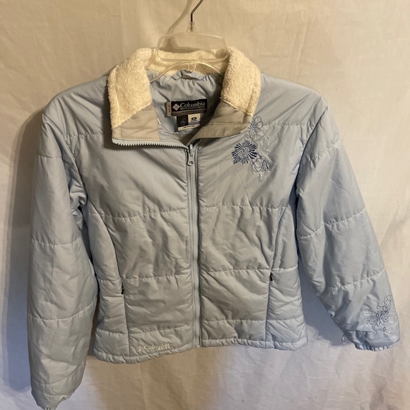 Columbia Interchange Snow Parka Women’s Size Medium Blue White Full Zip Two Pc - Picture 7 of 12